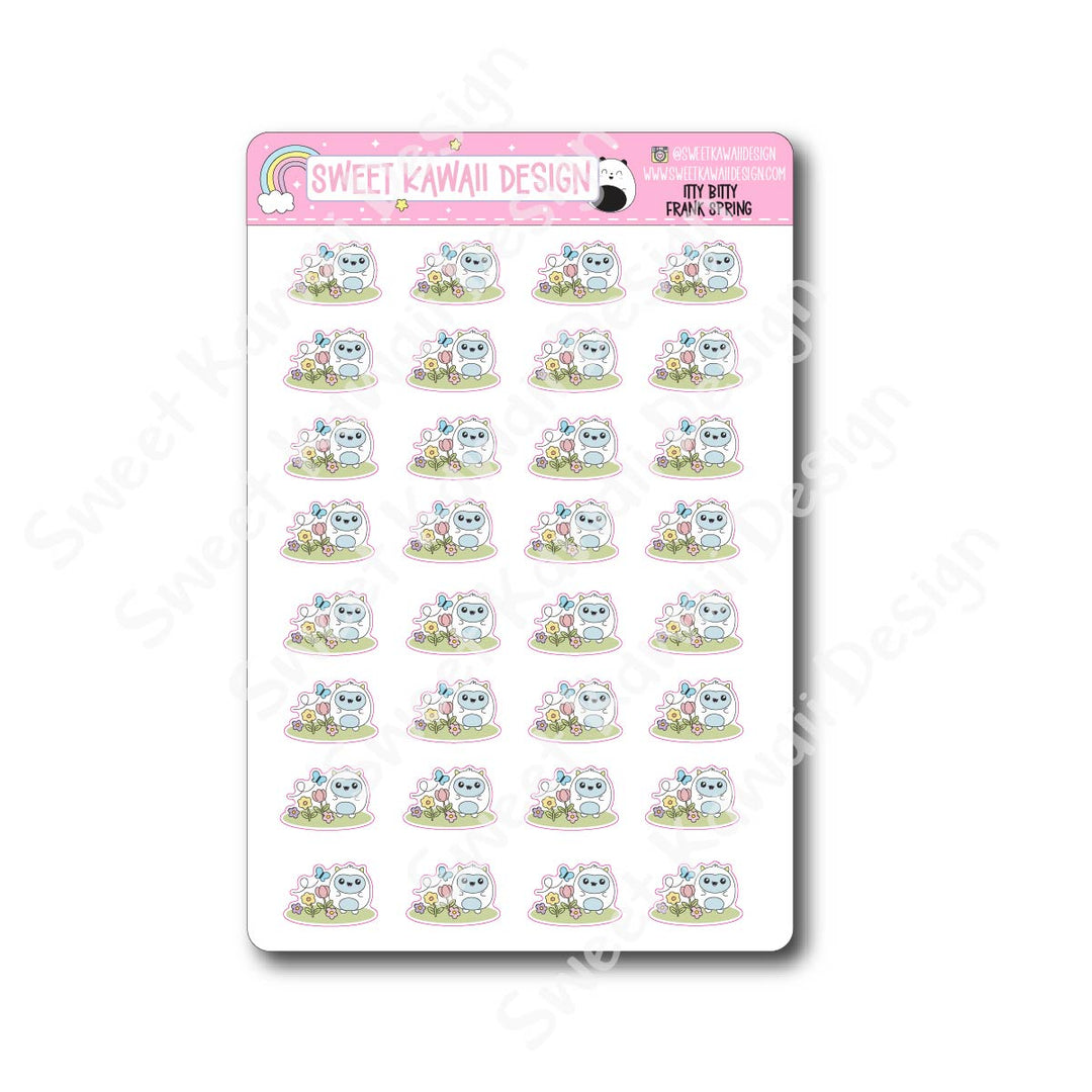 Kawaii Frank Stickers - Spring