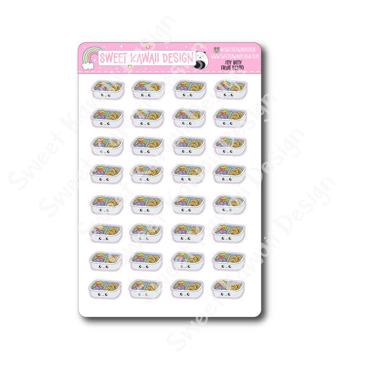 Kawaii Fruit Bento Stickers
