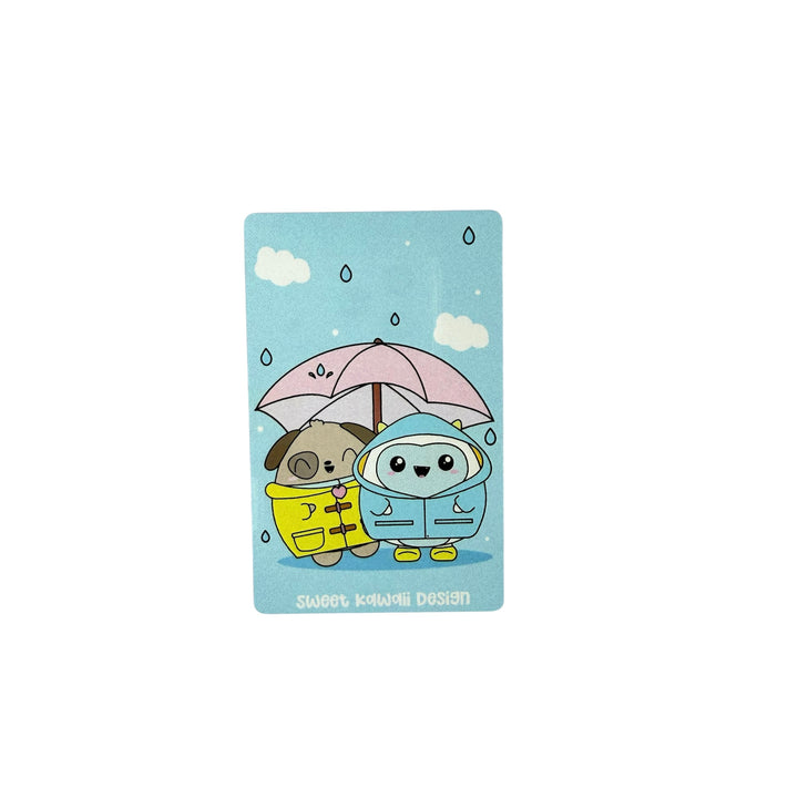 Metal Washi Card - Rainy Days
