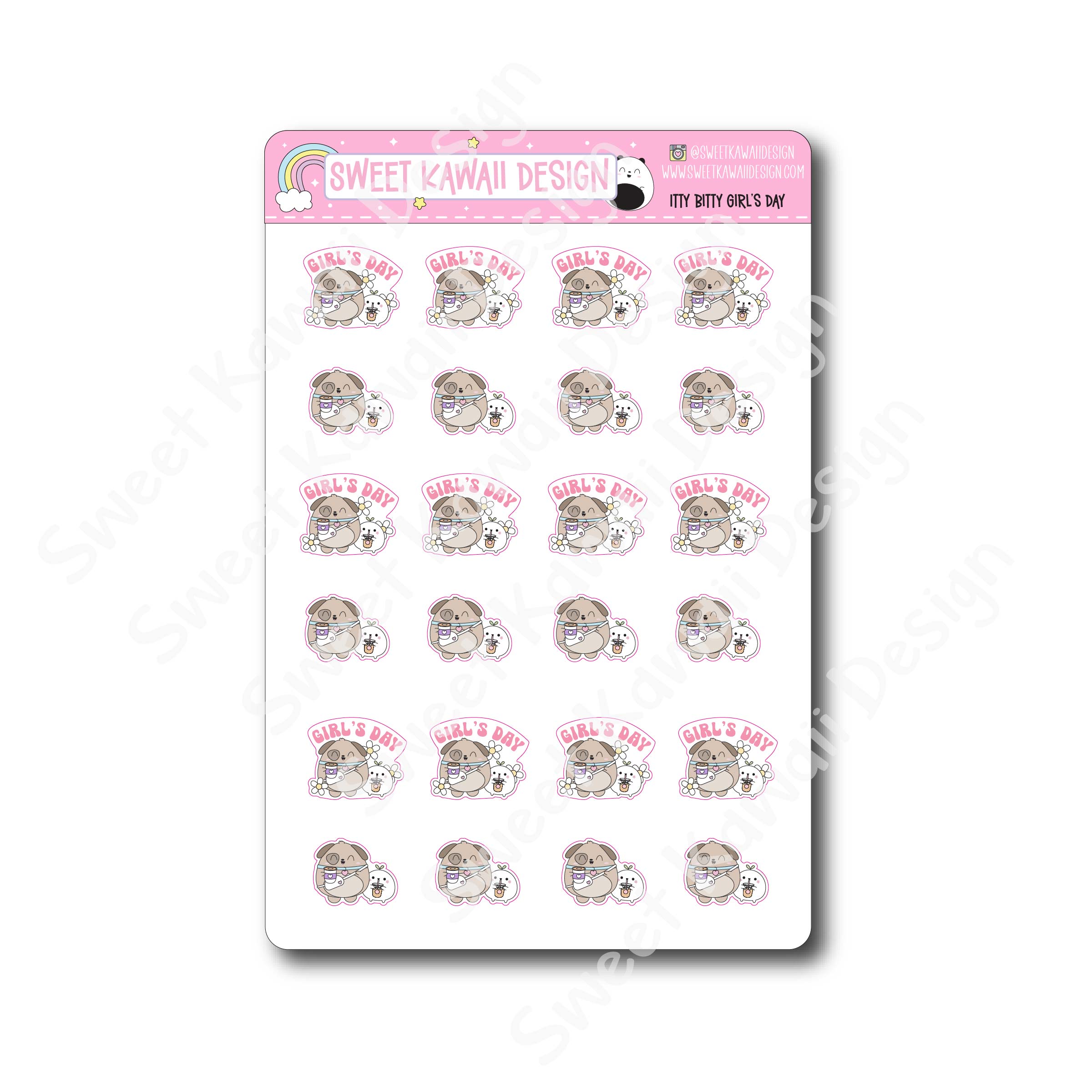 Kawaii Girl's Day Stickers