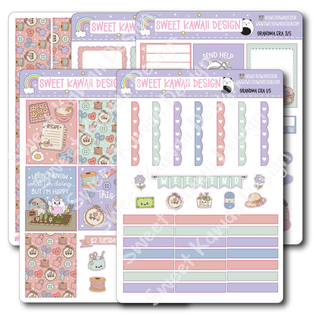 Weekly Kit - Grandma Era - SIZE OPTIONS AVAILABLE