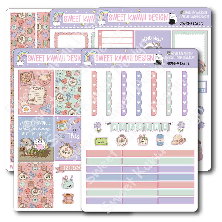 Weekly Kit - Grandma Era - SIZE OPTIONS AVAILABLE