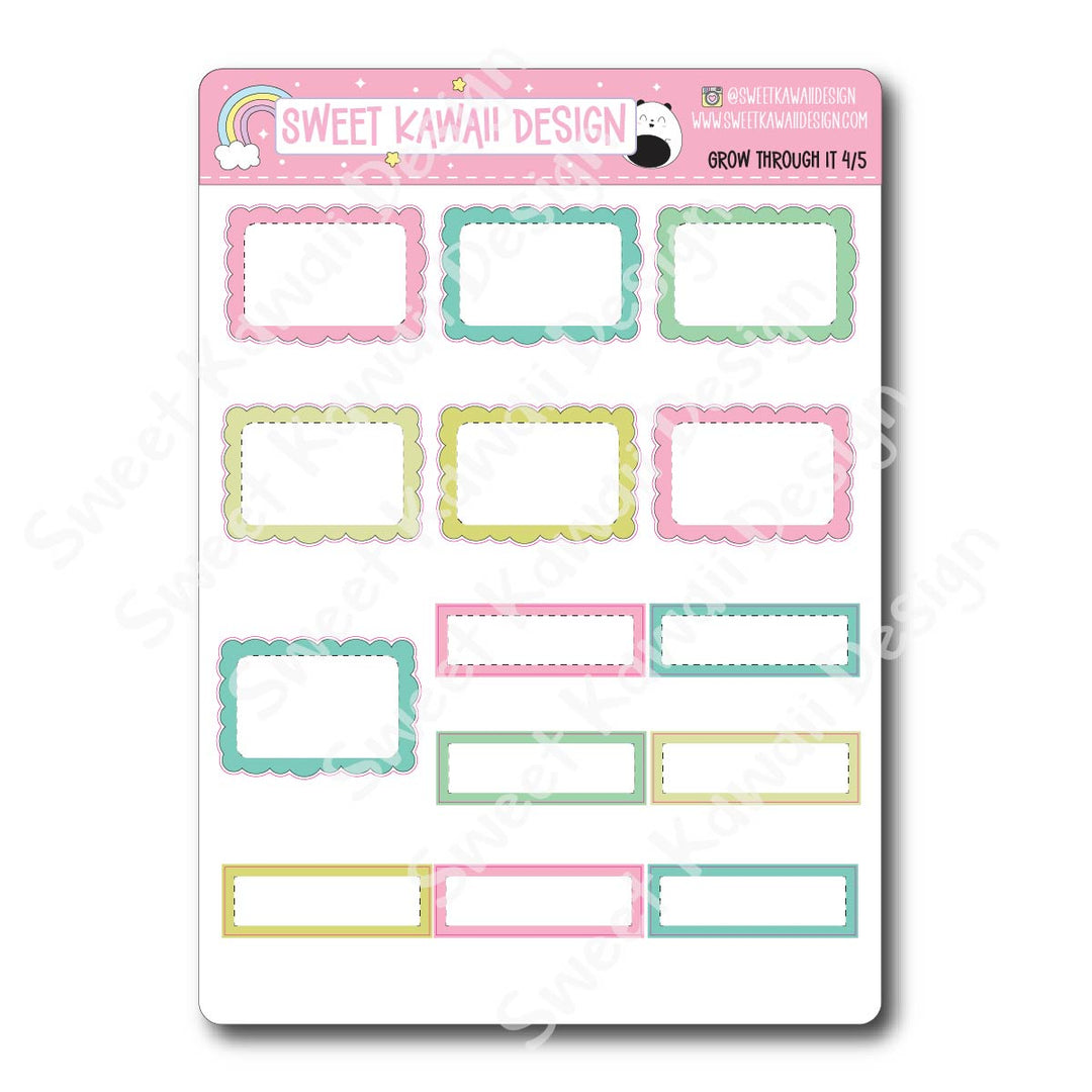 Weekly Kit - Grow Through It - SIZE OPTIONS AVAILABLE