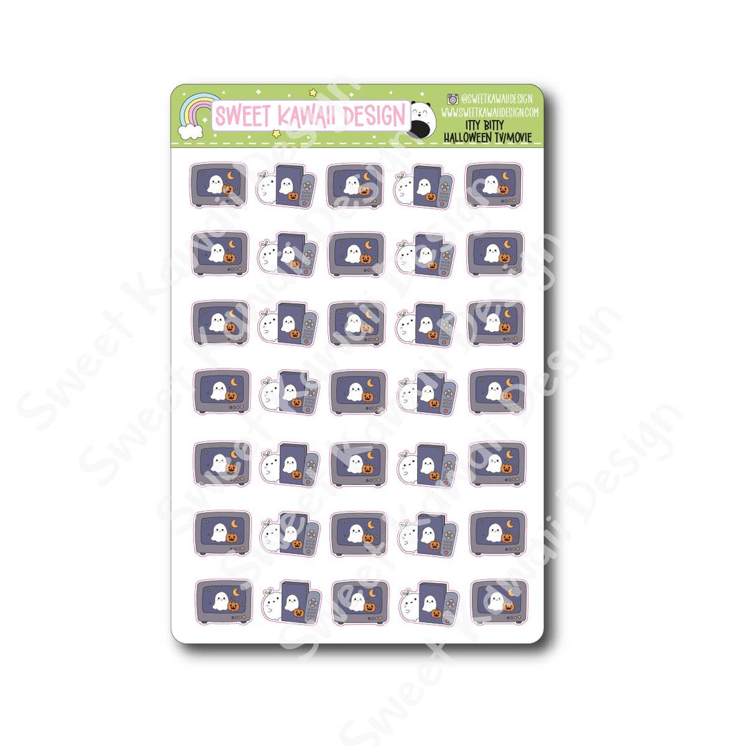 Kawaii Halloween TV/Movie Stickers