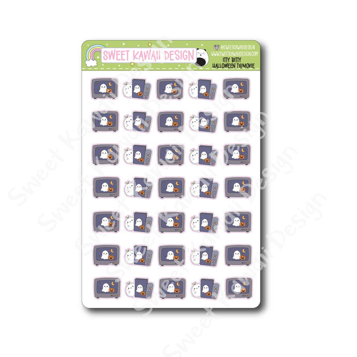 Kawaii Halloween TV/Movie Stickers