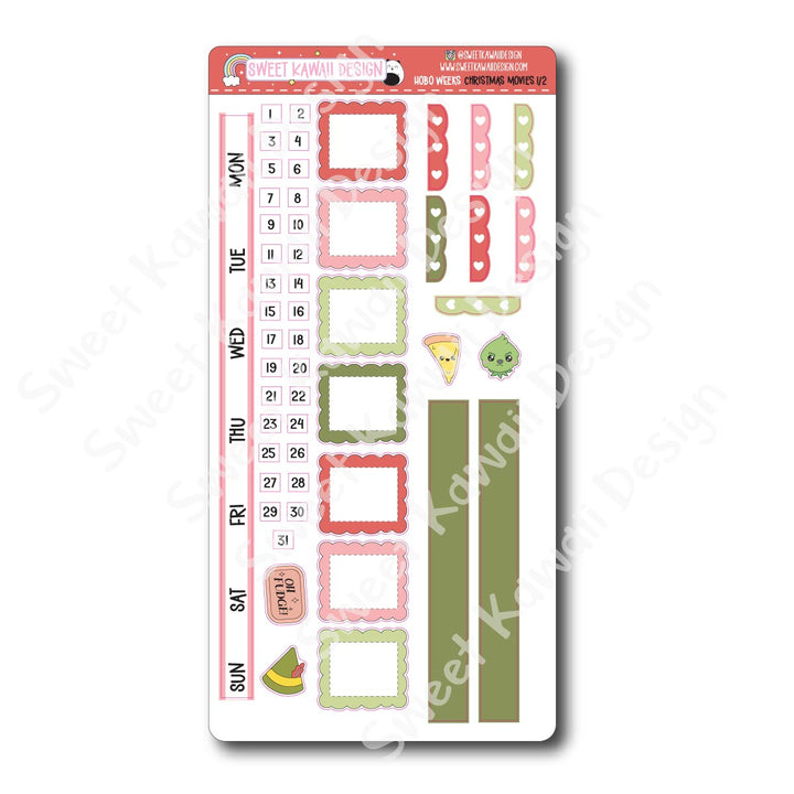 Weekly Kit - Christmas Movies - SIZE OPTIONS AVAILABLE