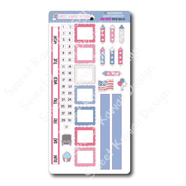 Weekly Kit - 4th of July - SIZE OPTIONS AVAILABLE