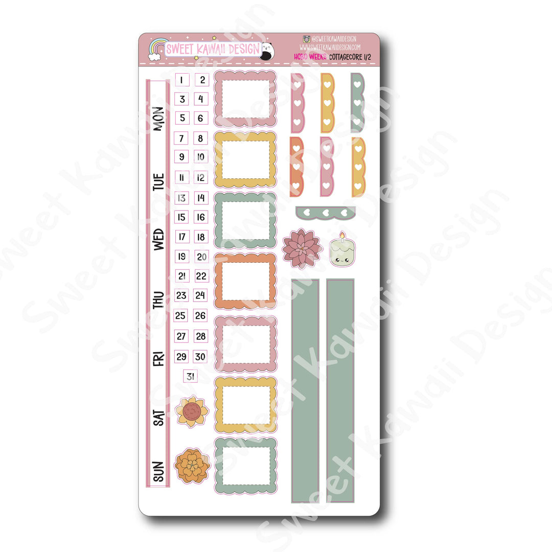 Weekly Kit - Cottagecore - SIZE OPTIONS AVAILABLE