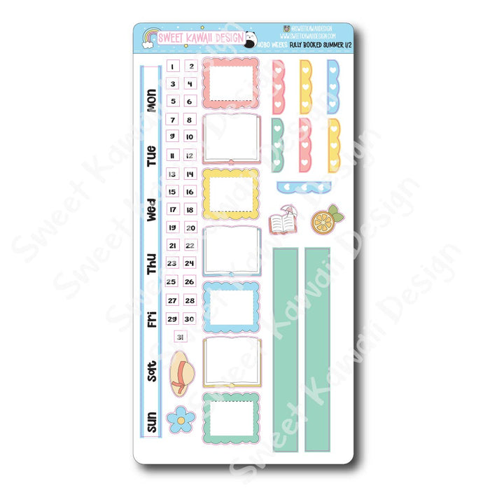 Weekly Kit - Fully Booked Summer- SIZE OPTIONS AVAILABLE