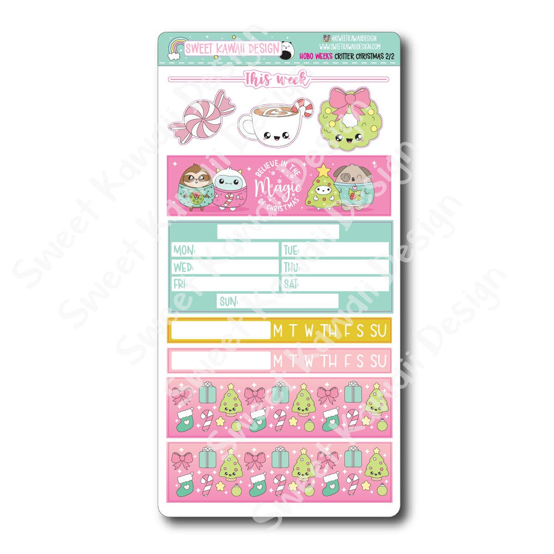 Weekly Kit - Critter Christmas - SIZE OPTIONS AVAILABLE