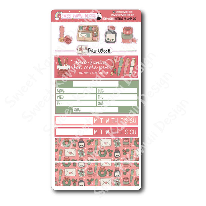 Weekly Kit - Letters to Santa - SIZE OPTIONS AVAILABLE