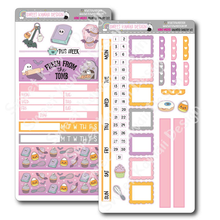 Weekly Kit - Haunted Bakery - SIZE OPTIONS AVAILABLE
