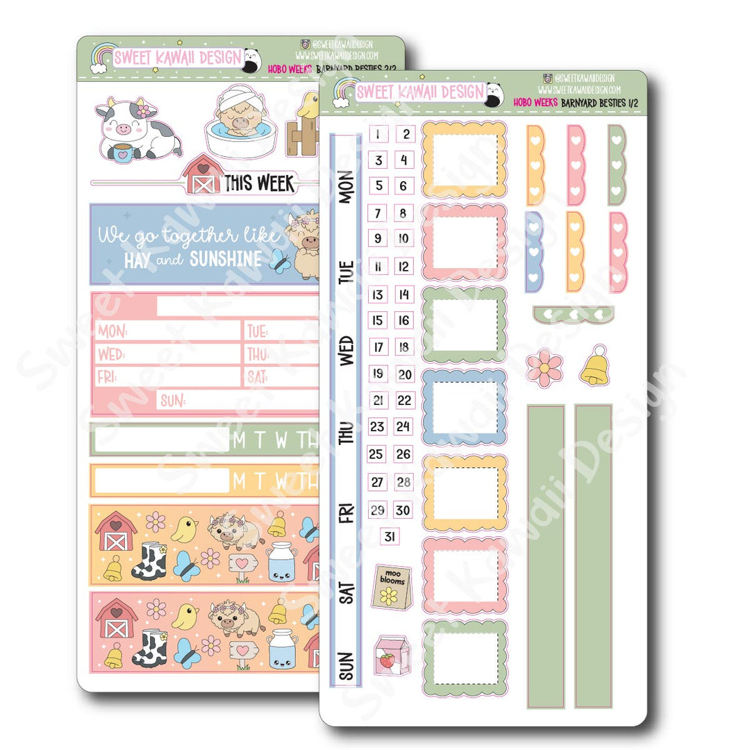 Weekly Kit - Barnyard Besties - SIZE OPTIONS AVAILABLE