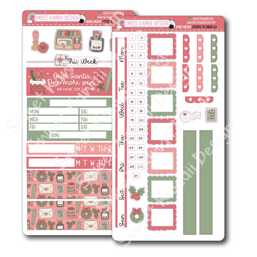 Weekly Kit - Letters to Santa - SIZE OPTIONS AVAILABLE