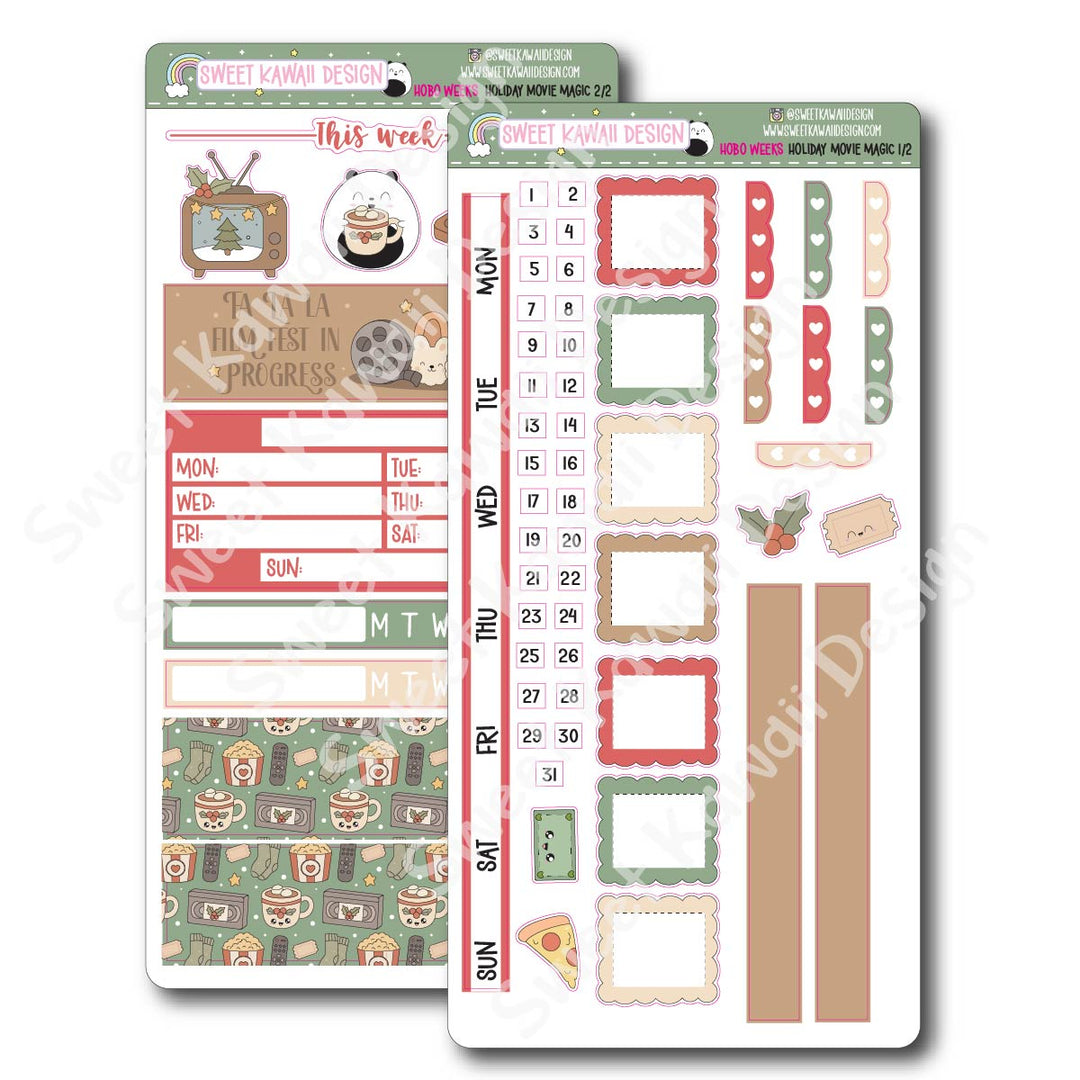 Weekly Kit - Holiday Movie Magic - SIZE OPTIONS AVAILABLE