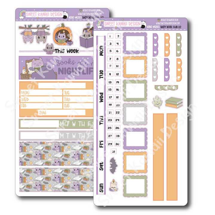 Weekly Kit - Batty Book Club - SIZE OPTIONS AVAILABLE