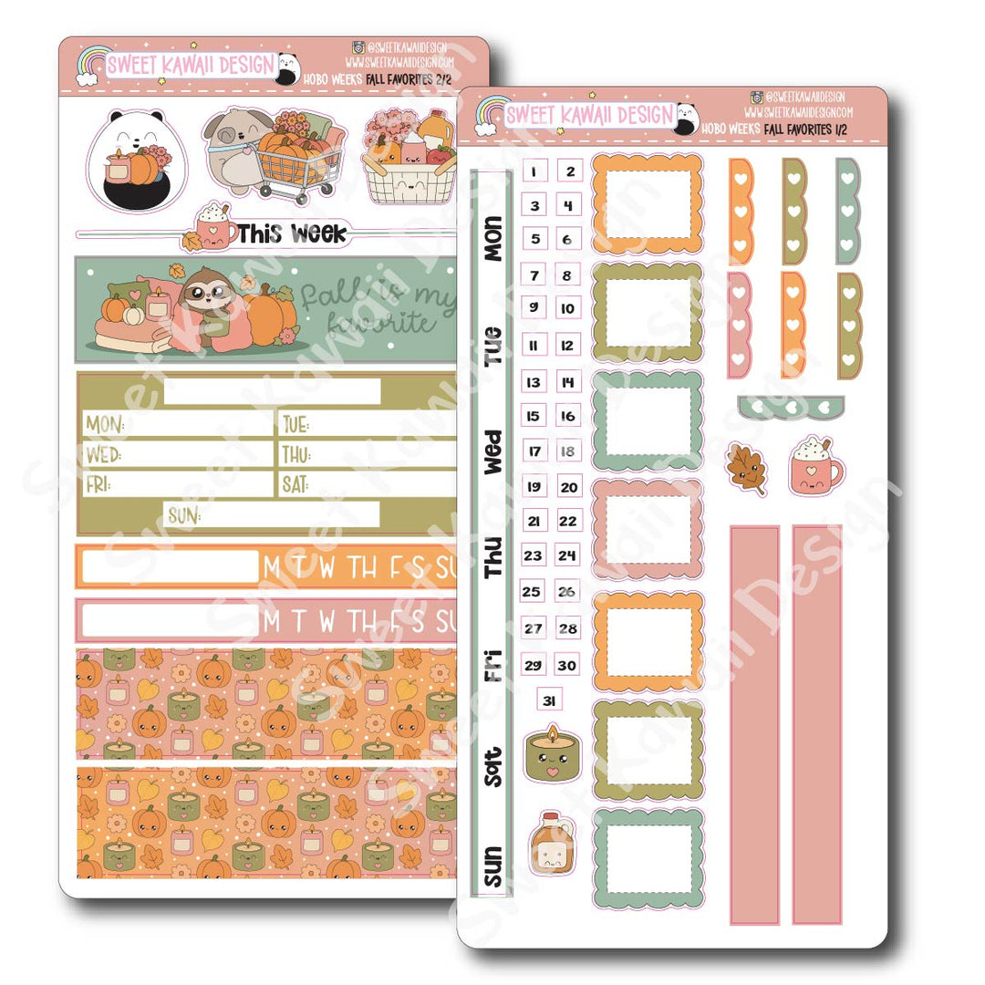 Weekly Kit - Fall Favorites - SIZE OPTIONS AVAILABLE