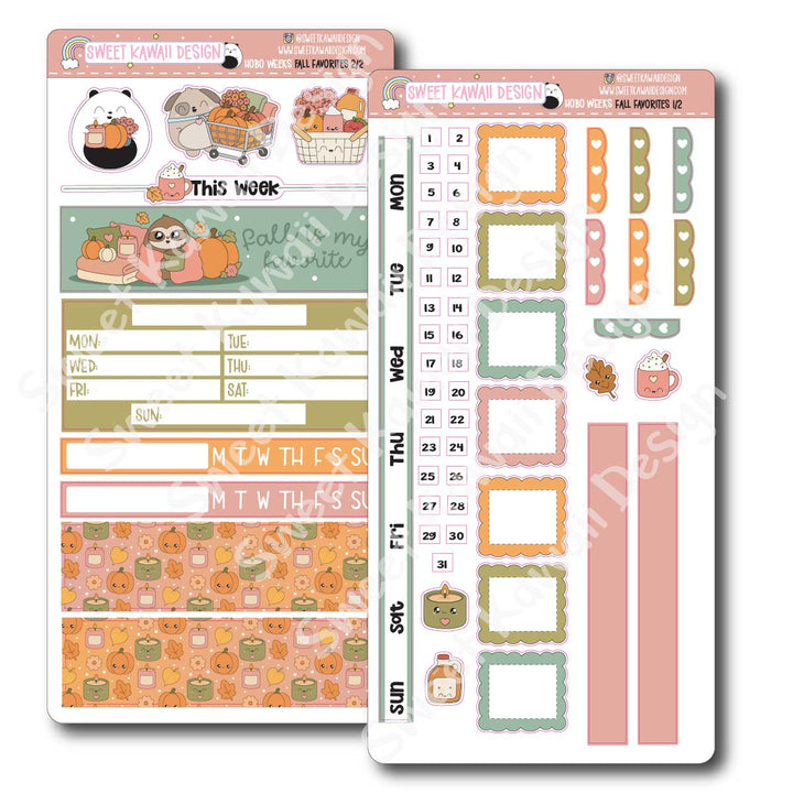 Weekly Kit - Fall Favorites - SIZE OPTIONS AVAILABLE