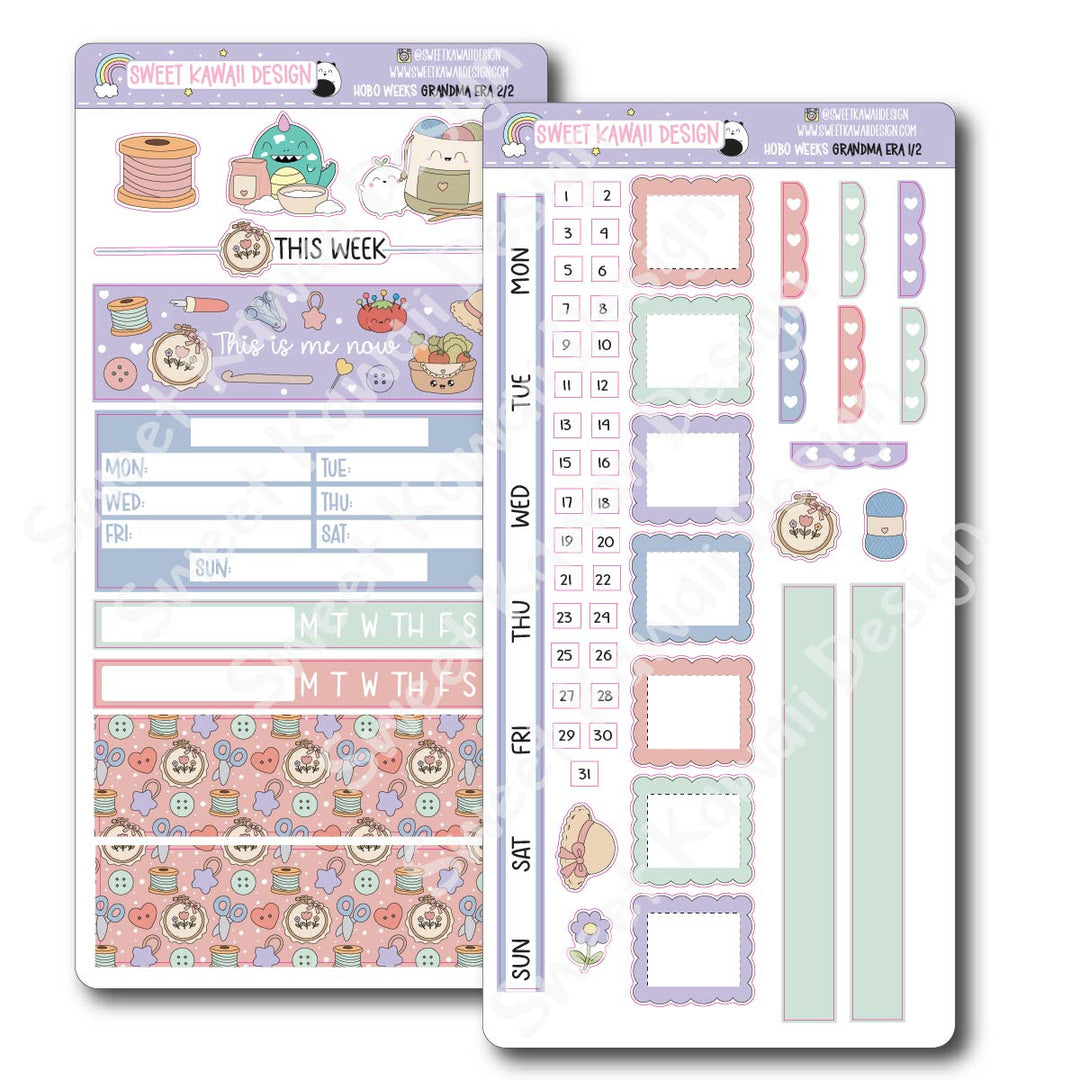 Weekly Kit - Grandma Era - SIZE OPTIONS AVAILABLE