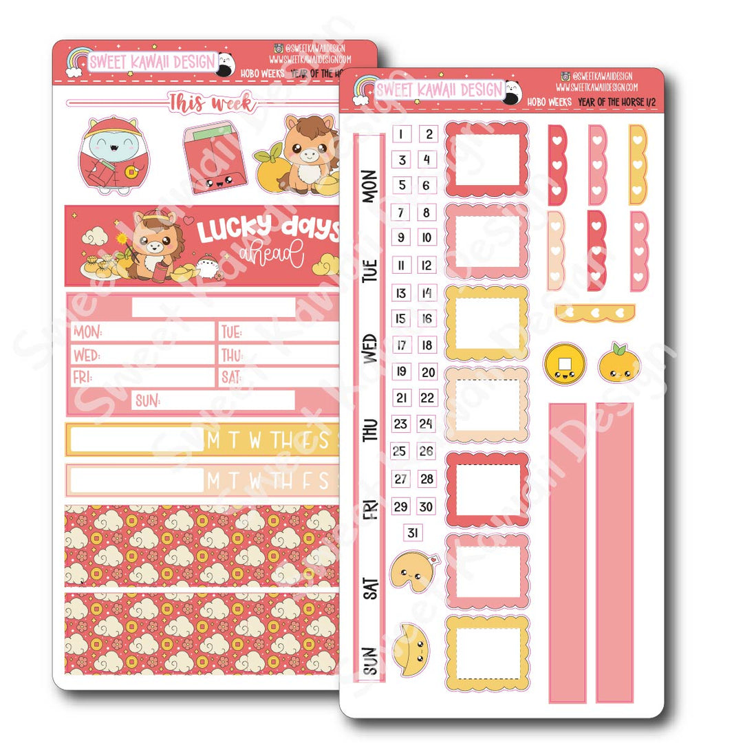 Weekly Kit - Year of the Horse - SIZE OPTIONS AVAILABLE