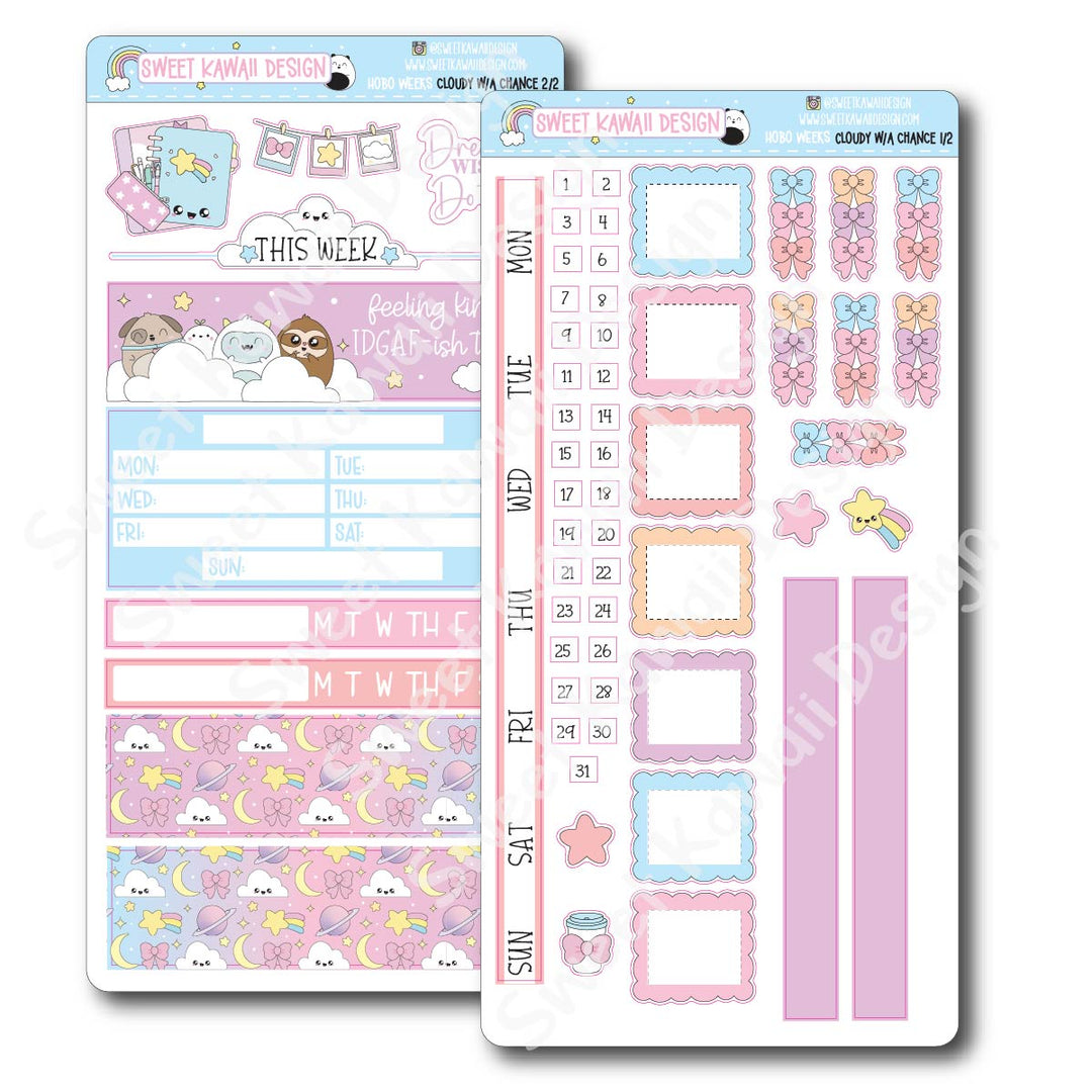 Weekly Kit - Cloudy With A Chance - SIZE OPTIONS AVAILABLE