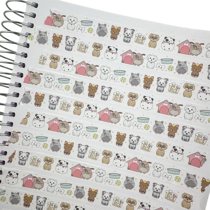 Kawaii Dog Lovers Tape 15mm x 10mm