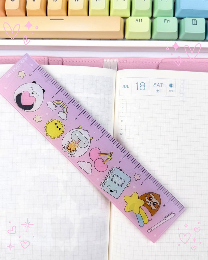 SKD Acrylic Ruler - Kawaii Fun