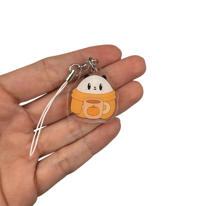 Acrylic Charm - Pumpkin Spice Poe
