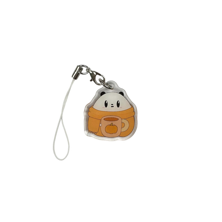 Acrylic Charm - Pumpkin Spice Poe