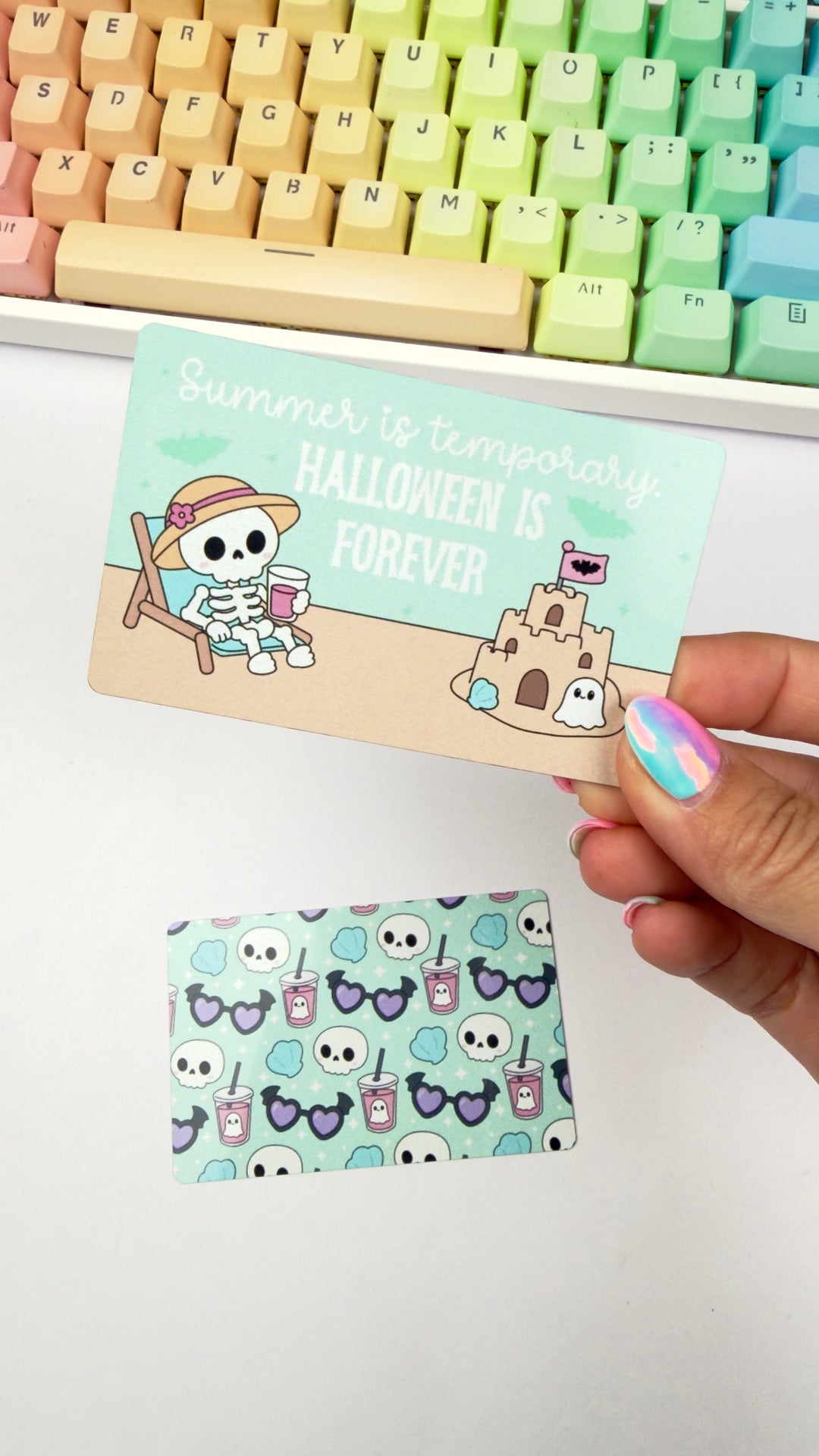 Metal Washi Card - Summerween