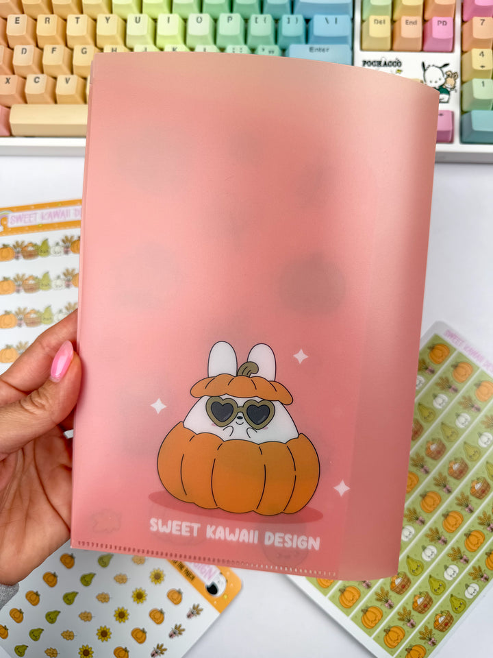 A5 Plastic Folder - Gourd Life