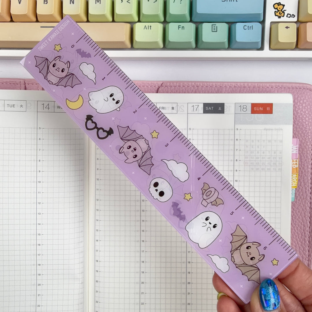 SKD Acrylic Ruler - Ghosts and Bats