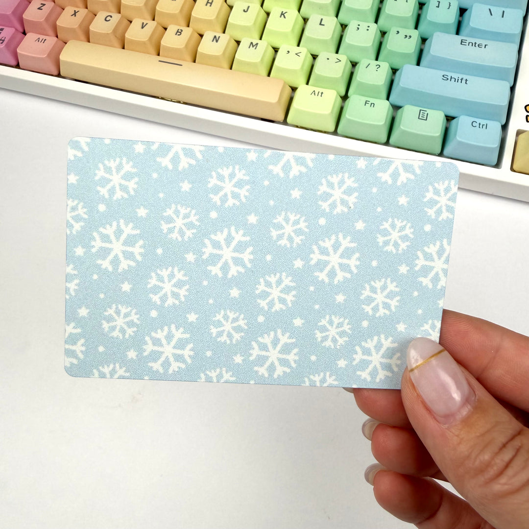 Metal Washi Card - Winter Wonderland