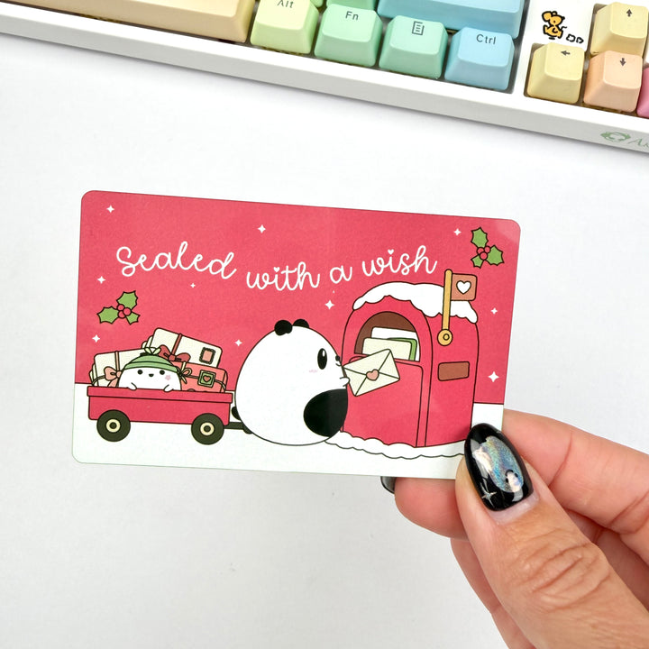 Metal Washi Card - Letters to Santa