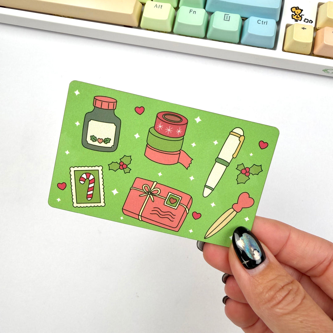Metal Washi Card - Letters to Santa