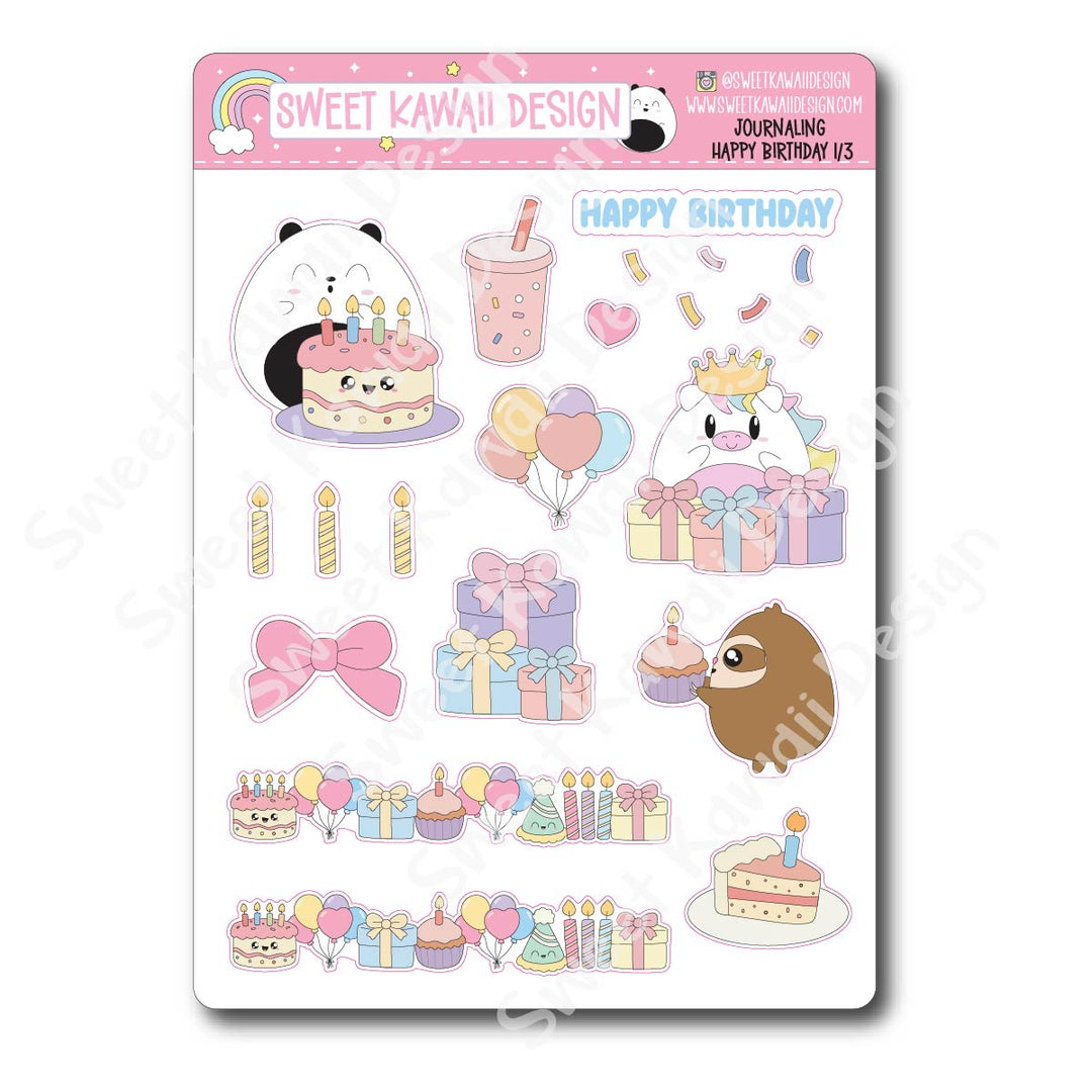 Journaling Kit - Happy Birthday