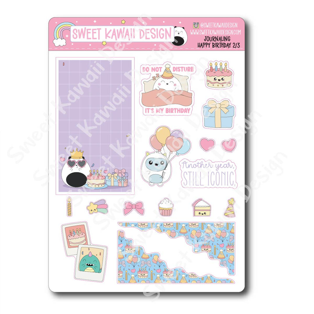 Journaling Kit - Happy Birthday