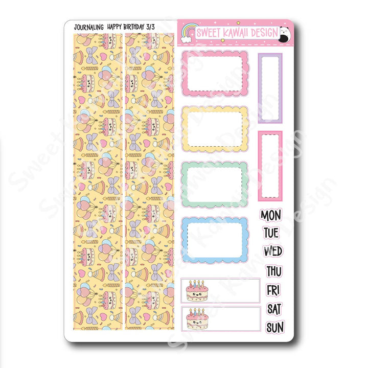Journaling Kit - Happy Birthday