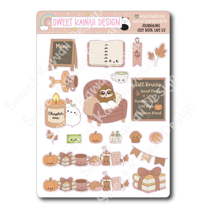Journaling Kit - Cozy Book Cafe
