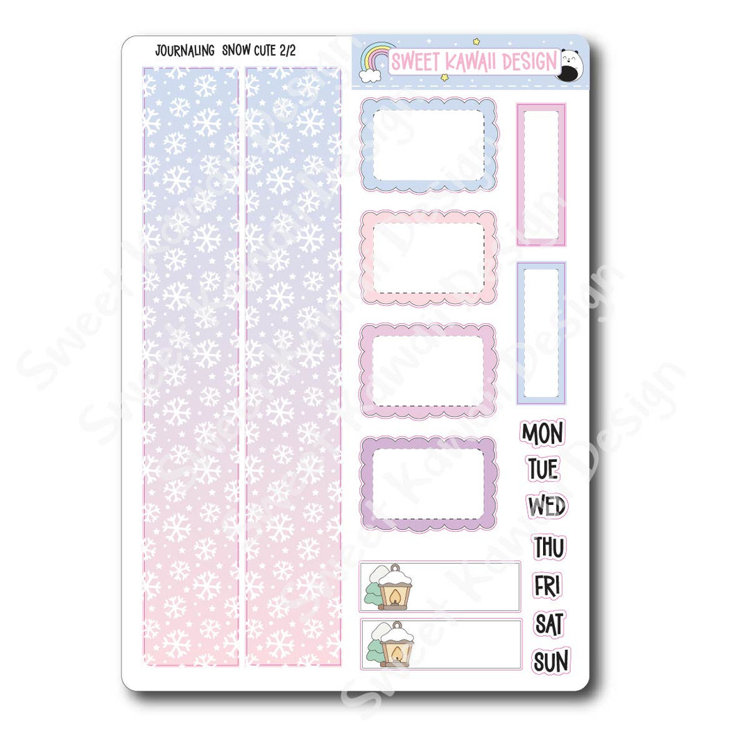 Journaling Kit - Snow Cute