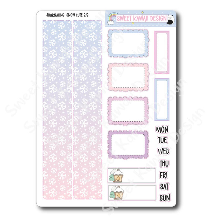 Journaling Kit - Snow Cute