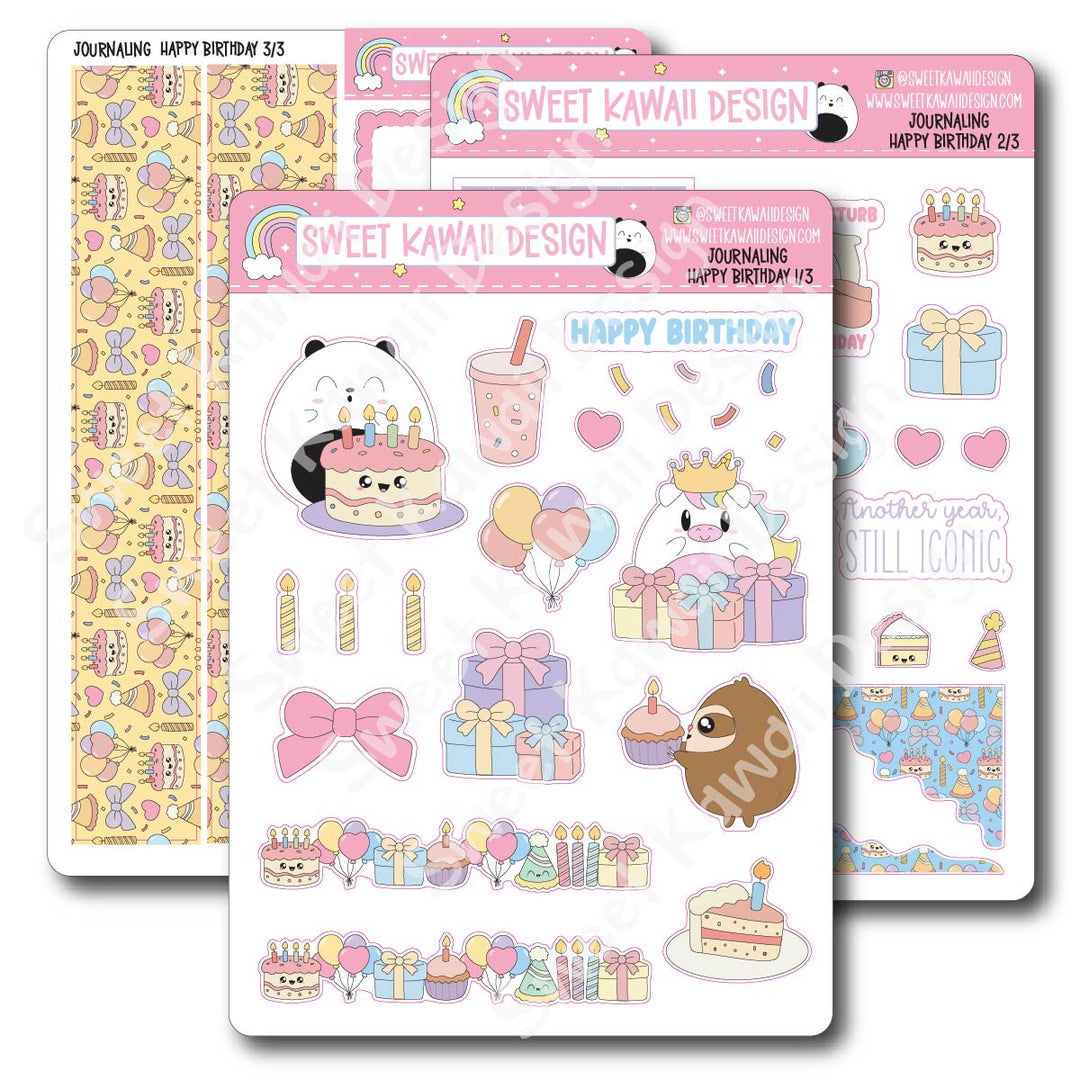 Journaling Kit - Happy Birthday