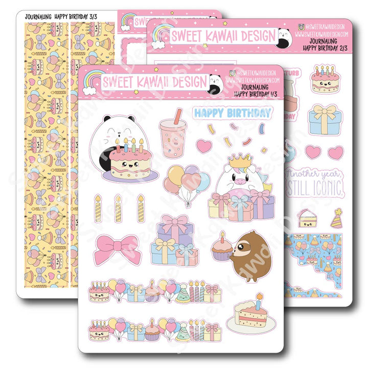 Journaling Kit - Happy Birthday
