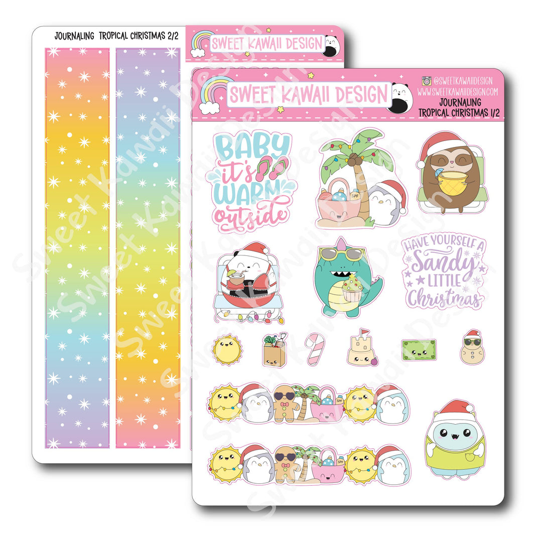 Journaling Kit - Tropical Christmas