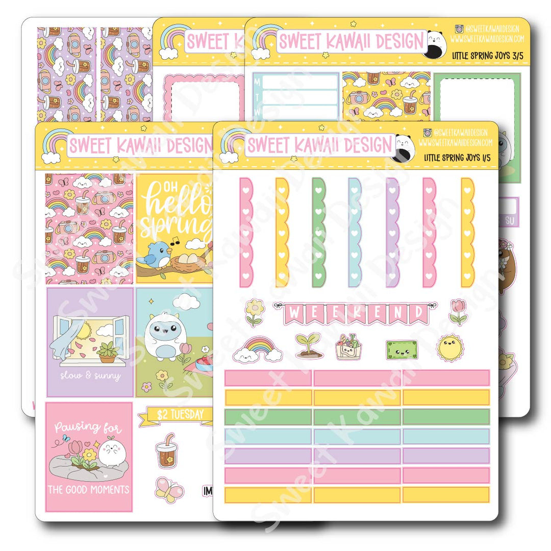 Weekly Kit - Little Spring Joys - SIZE OPTIONS AVAILABLE