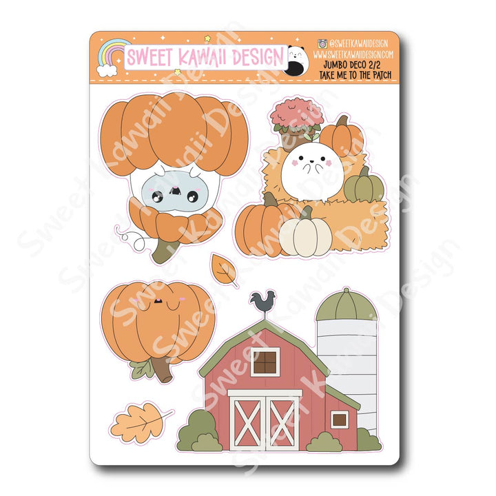 Kawaii Jumbo Deco Stickers - Take Me To The Patch