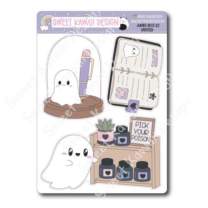 Kawaii Jumbo Deco Stickers - Ghoste