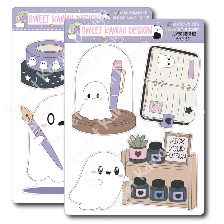 Kawaii Jumbo Deco Stickers - Ghoste
