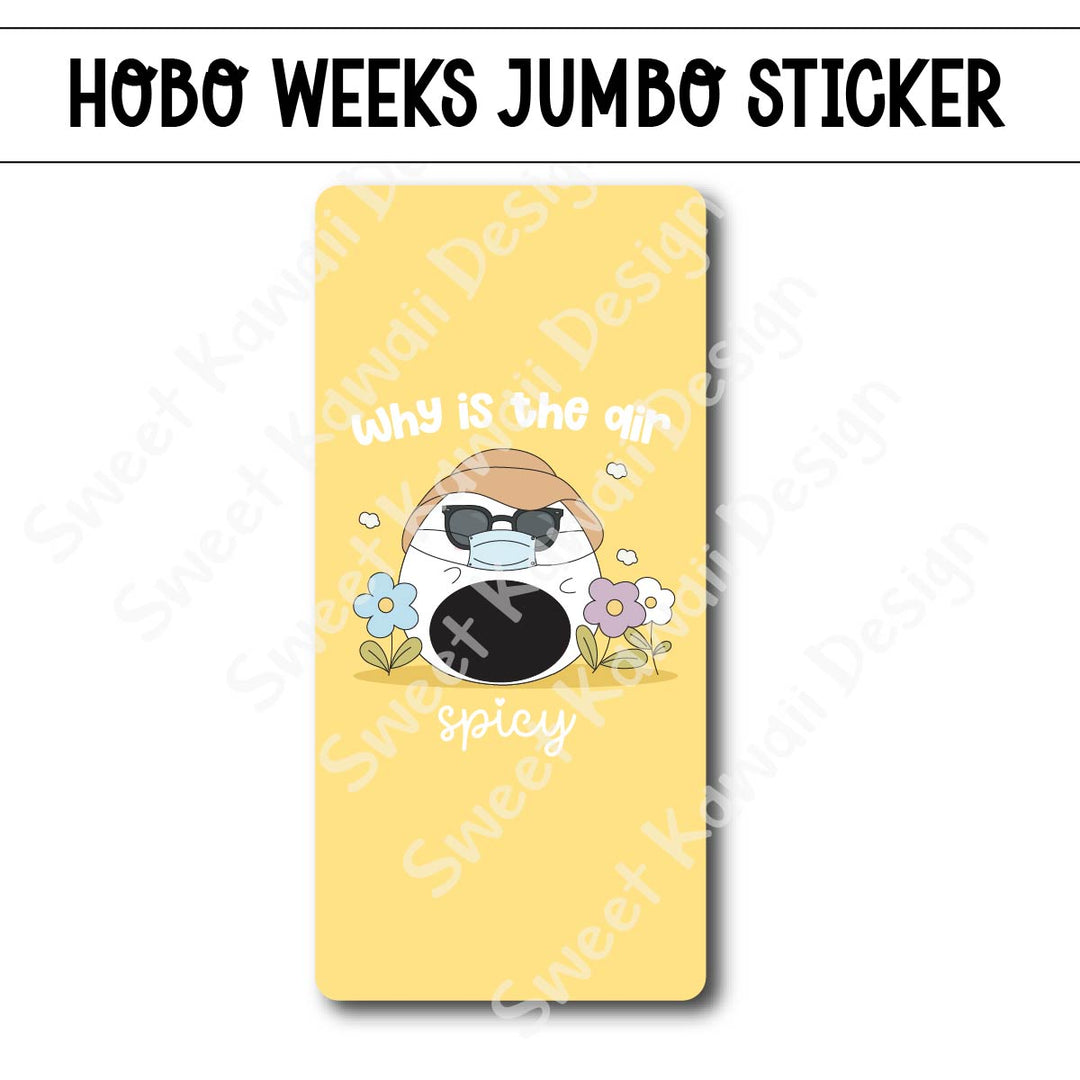 Kawaii Jumbo Sticker - Spicy Air