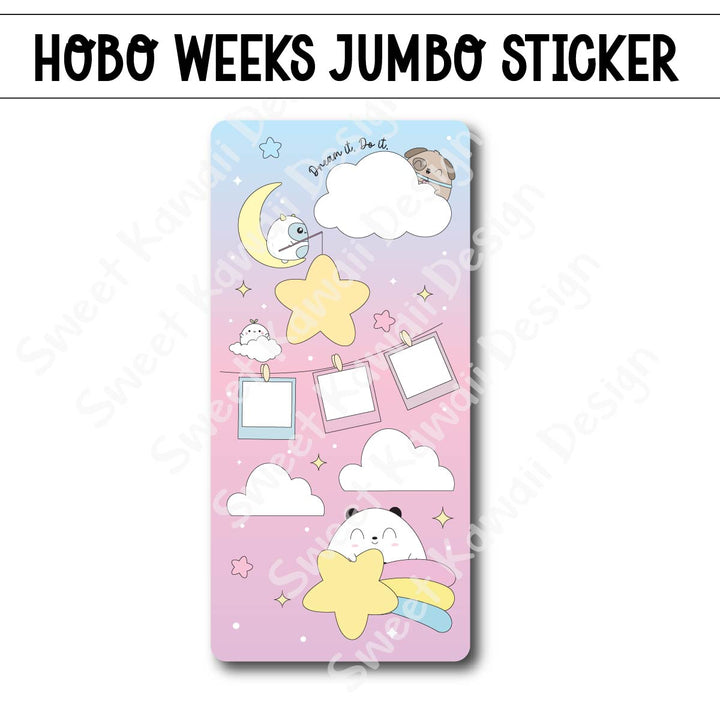 Kawaii Jumbo Sticker - Vision Board